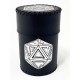 Стакан для кубиків D20 чорний Dice Cup