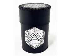 Стакан для кубиків D20 чорний Dice Cup