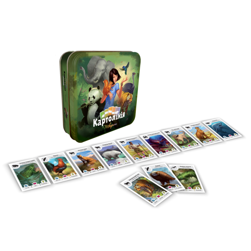 Настольная игра Картолиния: Животные (Cardline: Animals)