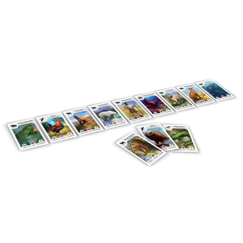 Настольная игра Картолиния: Животные (Cardline: Animals)