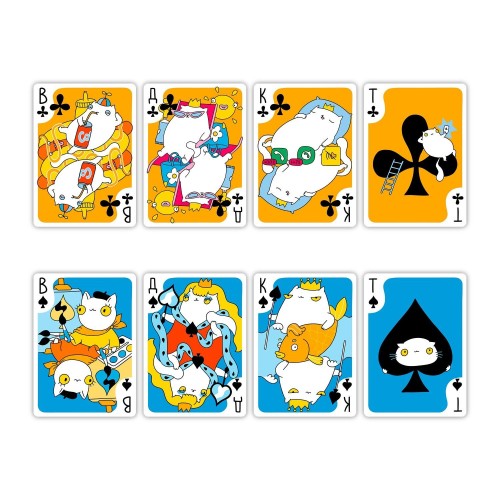Игральные карты Игральные карты кошачьи Maliunok