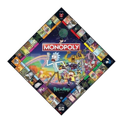 Настольная игра Monopoly: Rick and Morty (Монополия: Рик и Морти)