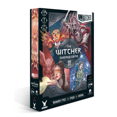 Настільна гра Unmatched: The Witcher. Занепад світів (Realms Fall) UA