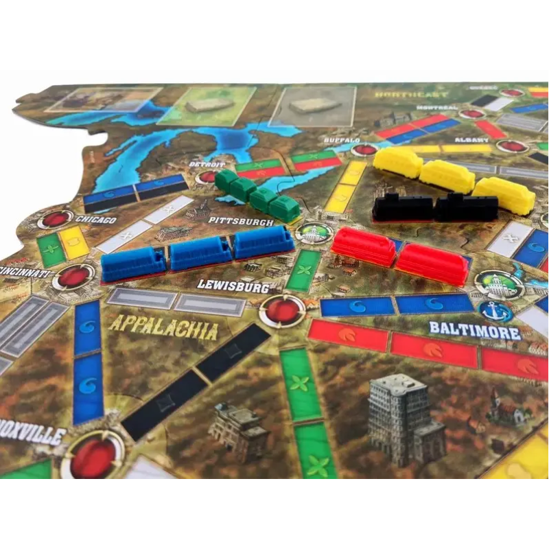 Настольная игра Ticket to Ride: Legends of the West (Билет на поезд: Легенды Запада)