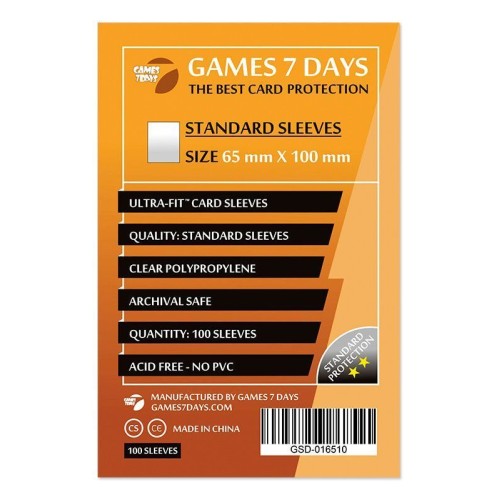 Протекторы Протекторы Games7Days (65 x 100 мм) Standard Magnum (100 шт)