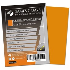 Протектори Games7Days (66 х 91 мм / 63.5x88 мм) Orange Premium MTG (80 шт)