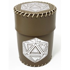 Стакан для кубиків D20 коричневий Dice Cup