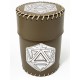 Стакан для кубиків D20 коричневий Dice Cup