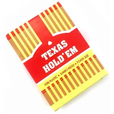 Гральні карти пластикові Texas. Червона сорочка