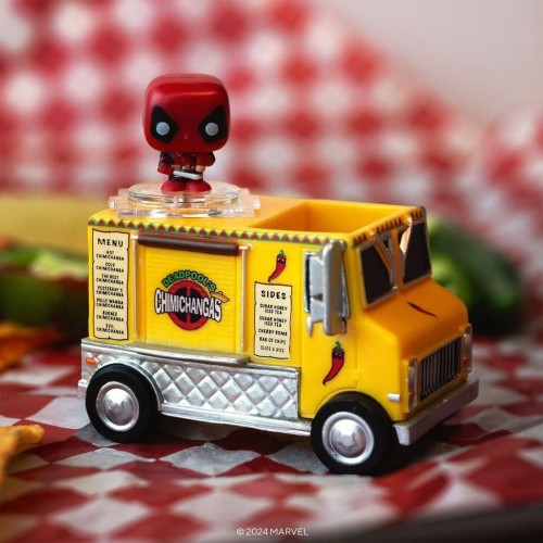 Фігурка Funko POP Дэдпул и грузовик Чимичанги - Bitty Pop! Rides: Deadpool's Chimichanga Truck