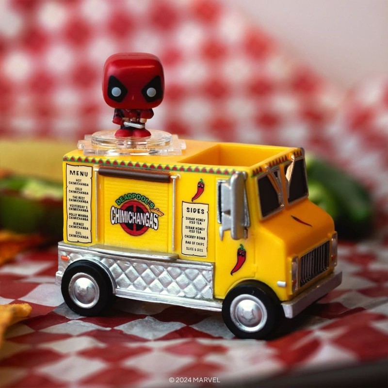 Фігурка Funko POP Дедпул і вантажівка Чімічанги - Bitty Pop! Rides: Deadpool's Chimichanga Truck