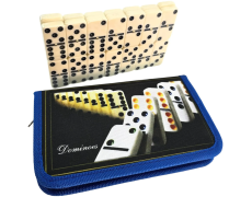 Доміно в чорно-синьому кейсі (19,5х12х2,5 см)
