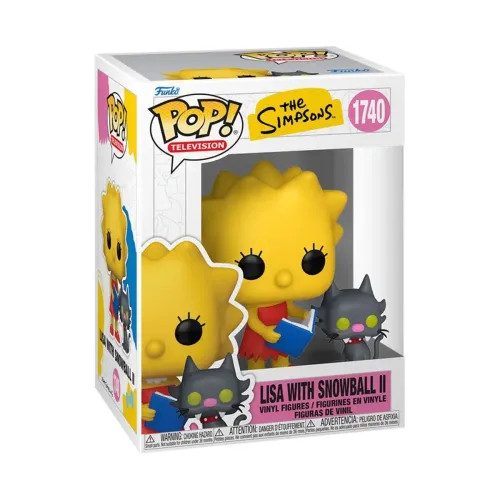 Фігурка Funko POP Лиса и маленький помощник Санты - Funko POP Simpsons #1740: Lisa with Snowball - Funko POP Simpsons #1740: Lisa with Snowball