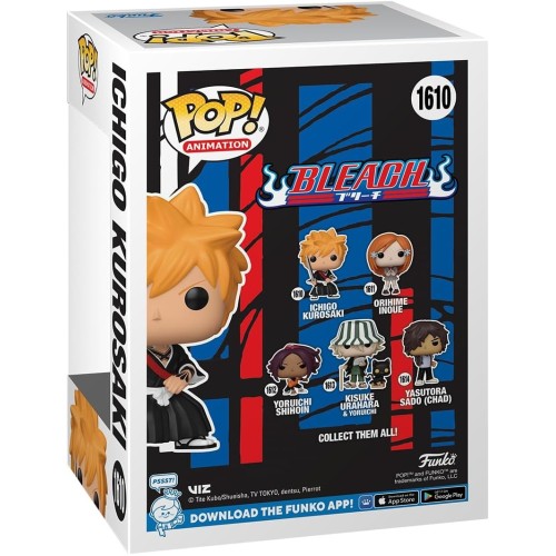 Фігурка Funko POP Ічіґо Куросаке - Funko Pop Bleach #1610: Ichigo Kurosaki