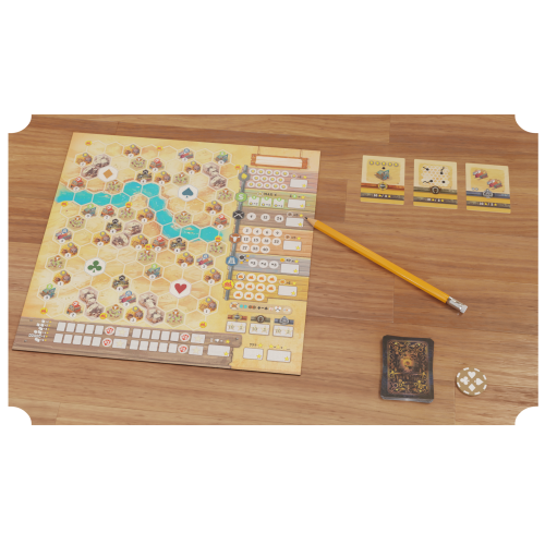 Настольная игра Первые Железные дороги (Pioneer Rails)