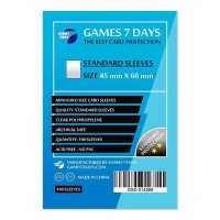Протекторы Games7Days (45 x 68 мм) Standard Mini Euro (100 шт)