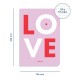 Игровые элементы Блокнот. Love Фиолетовый
