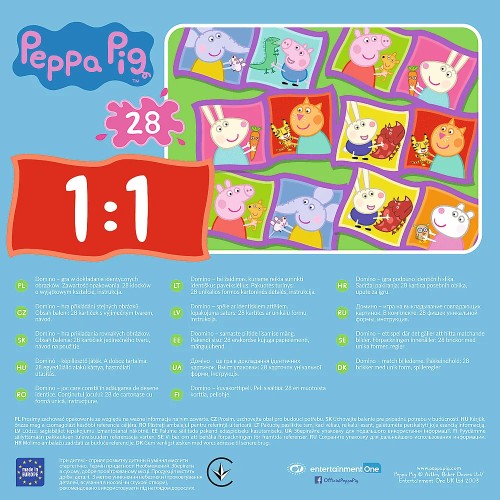 Настольная игра Доміно. Свинка Пеппа (Peppa Pig)