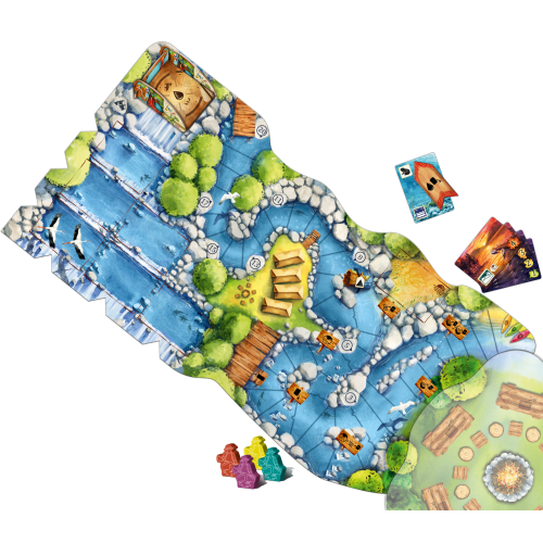 Настольная игра Левада. Вниз по течению (Meadow: Downstream)