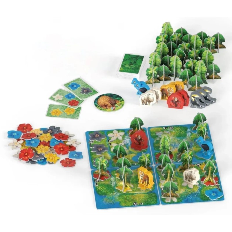 Настольная игра HUTAN: Жизнь в тропиках (HUTAN: Life in the Rainforest)