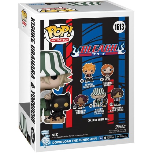 Фігурка Funko POP Кісуке з Йоруічі - Funko Pop Bleach #1613: Kisuke & Yoruichi