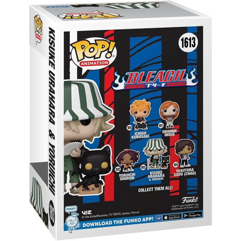 Фігурка Funko POP Кісуке з Йоруічі - Funko Pop Bleach #1613: Kisuke & Yoruichi