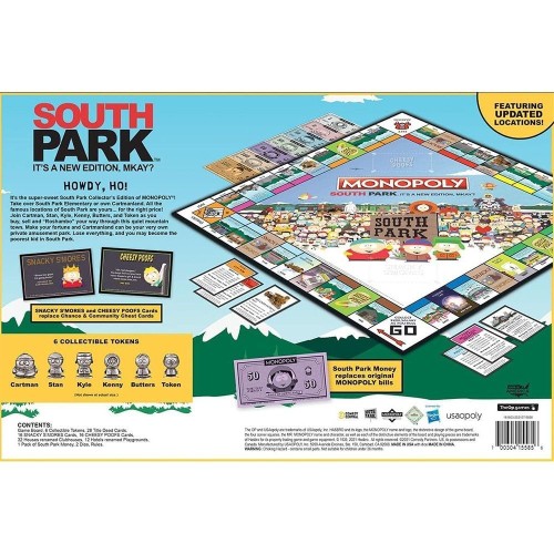 Настольная игра Monopoly: South Park (Монополия: Южный парк)