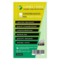 Протекторы Games7Days (70 x 120 мм) Standard Large Size (100 шт)