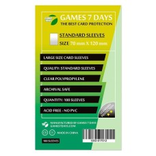 Протектори Games7Days (70 x 120 мм) Standard Large Size (100 шт)