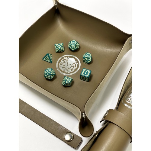 Лоток для кубиків Ктулху коричневий Dice Tray