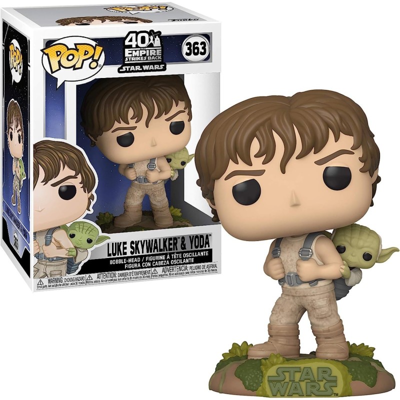 Фігурка Funko POP Люк з Йодою - Funko POP Star Wars #363: Training Luke with Yoda