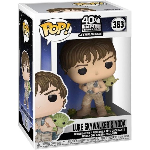 Фигурки Funko POP Люк с Йодой - Funko POP Star Wars #363: Training Luke with Yoda - Funko POP Star Wars #363: Training Luke with Yoda