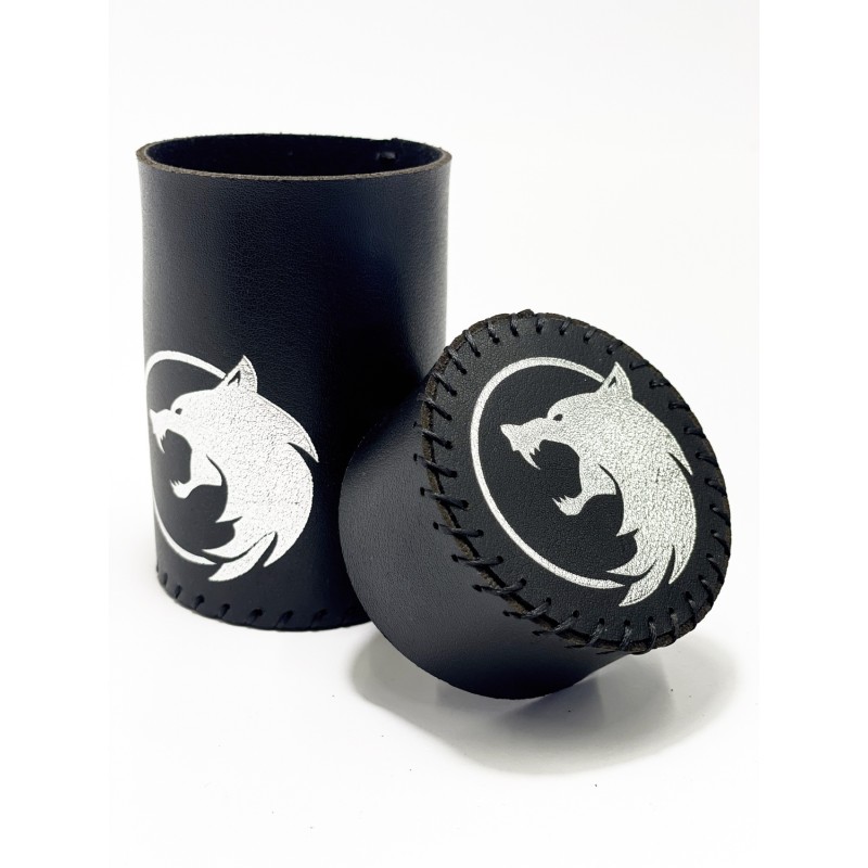 Стакан для кубиків Вовк чорний Dice Cup