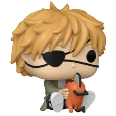 Денджі та Почіта - Funko Pop Chainsaw Man #1971: Denji with Pochita
