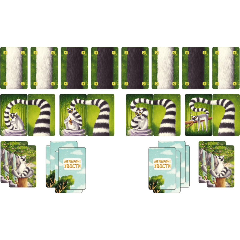 Настільна гра Лемурячі хвости (Lemur Tails)