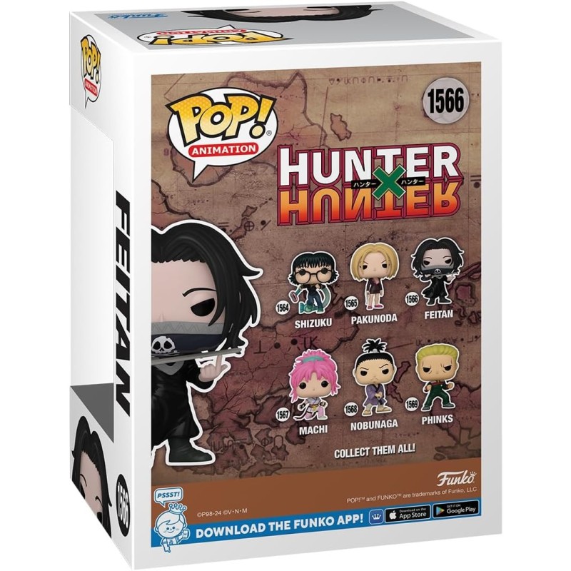 Фігурка Funko POP Фейтан - Funko POP Animation Hunter x Hunter #1566: Feitan