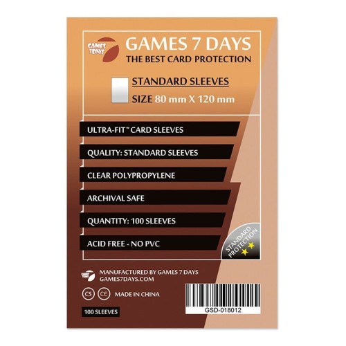 Протектори Протектори Games7Days (80 x 120 мм) Standard Ultra-Fit (100 шт)