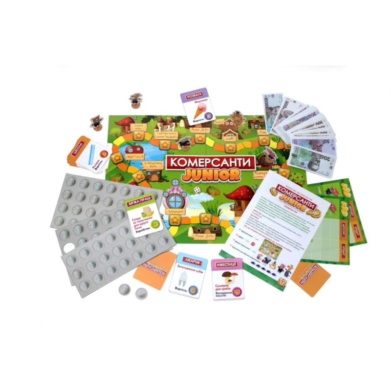 Настольная игра Финансово-экономическая игра. Коммерсанты Junior
