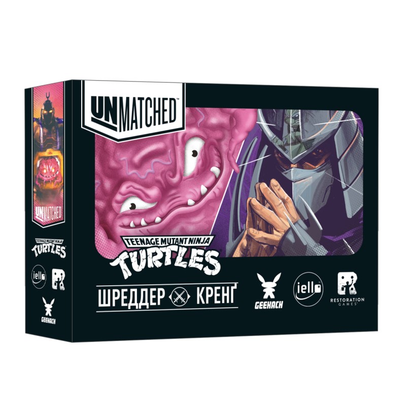 Настільна гра Unmatched: Пригоди. Шреддер та Кренґ (Unmatched Adventures: TMNT – Shredder and Krang)
