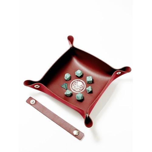 Лоток для кубиків Ктулху бургунді Dice Tray