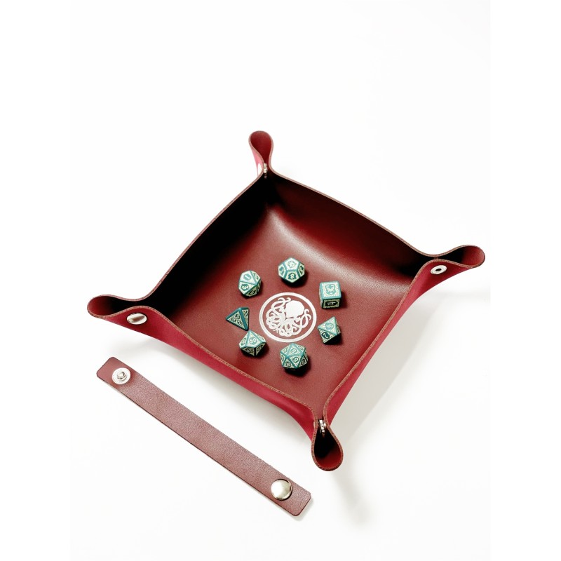 Лоток для кубиків Ктулху бургунді Dice Tray