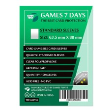 Протекторы Games7Days (63,5 x 88 мм) Standard Card Game (100 шт)