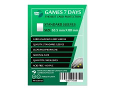 Протекторы Games7Days (63,5 x 88 мм) Standard Card Game (100 шт)