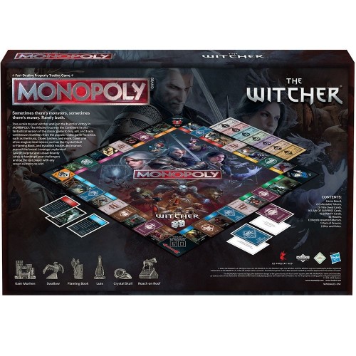Настольная игра Monopoly: Witcher (Монополия: Ведьмак)