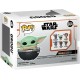 Фігурки Funko POP Малюк Ґрогу у візочку - Funko POP Star Wars The Mandalorian Grogu in Hover-Pram #664