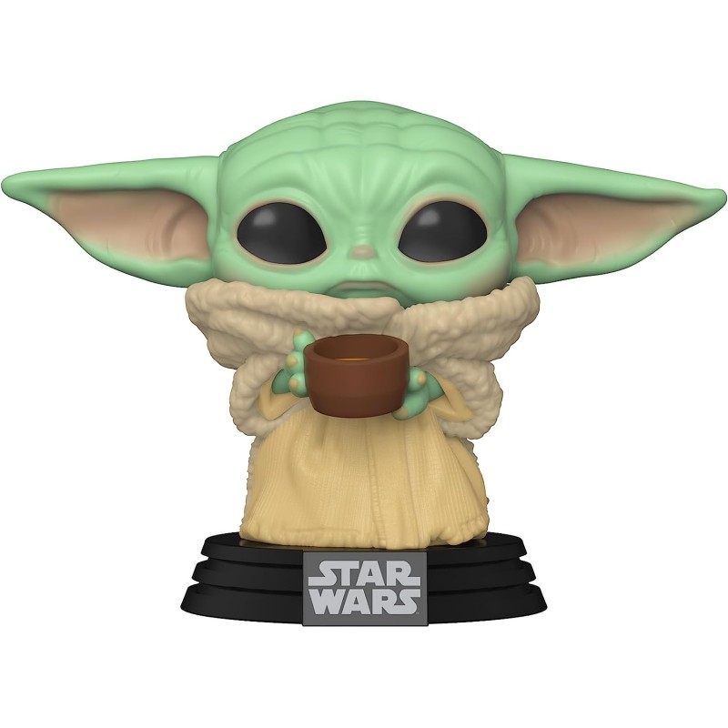 Фігурка Funko POP Малыш Йода с чашкой — Funko POP Star Wars The Mandalorian #378: The Child (with Cup)