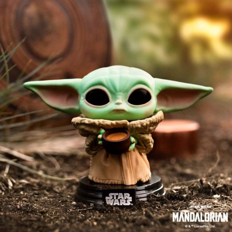 Фігурка Funko POP Малыш Йода с чашкой — Funko POP Star Wars The Mandalorian #378: The Child (with Cup)