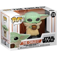 Малыш Йода с чашкой — Funko POP Star Wars The Mandalorian #378: The Child (with Cup)