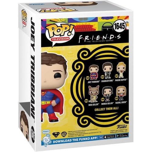 Фігурка Funko POP Джої в костюмі Супермена - Funko POP TV: Friends #1645: Joey Tribbiani (Superman Costume)