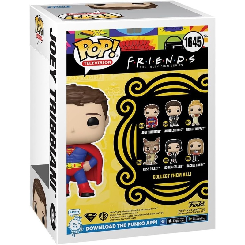 Фігурка Funko POP Джої в костюмі Супермена - Funko POP TV: Friends #1645: Joey Tribbiani (Superman Costume)
